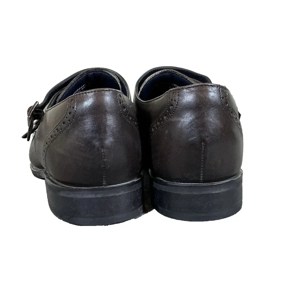 Charles Tyrwhitt Double Monkstrap Dress Shoes 44 F Fit Brown Size 11 UK 9.5